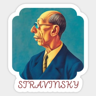 IGOR STRAVINSKY Sticker